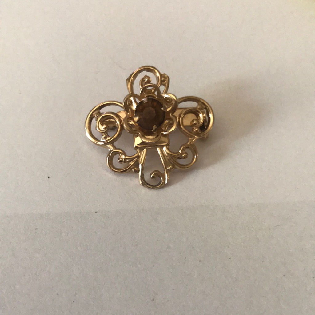 Art Deco Gold Brooch